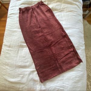 Free people corduroy midi skirt